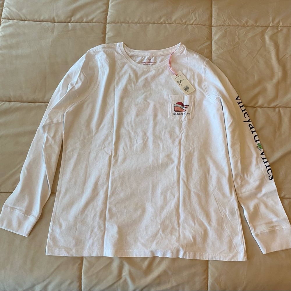 🎄🎅𝗖𝗵𝗿𝗶𝘀𝘁𝗺𝗮𝘀 🎁 𝗡𝗪𝗧 Vineyard Vines Long Sleeve Tee